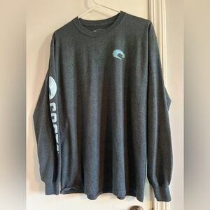 Costa Del Mar | Long Sleeve Graphic Tee Shirt | Large | Charcoal Grey